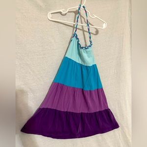 Children’s Place girls size 5/6 multicolor halter dress